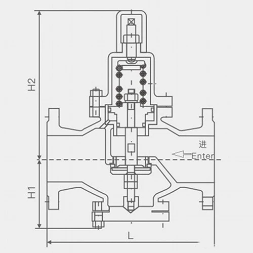 Spring Piston Pressure Reducing Valve Drawning Spring Piston Pressure Reducing Valve Drawning