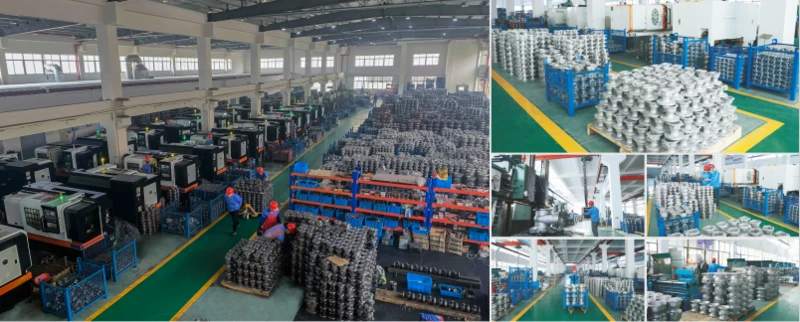 Worm gear ventilation butterfly valve workshop Worm gear ventilation butterfly valve workshop