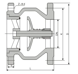 Energy Saving Silence Check Valve Drawning Energy Saving Silence Check Valve Drawning