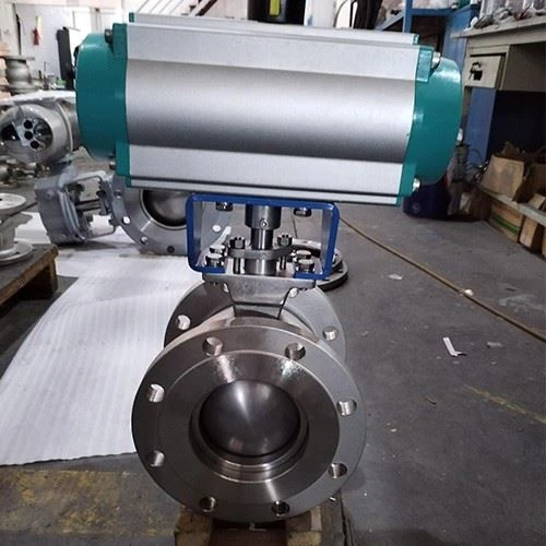 Pneumatic V-ball Valve factory
